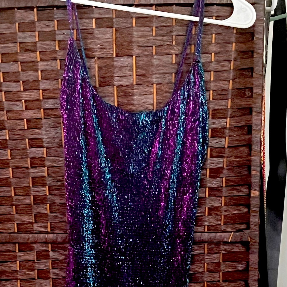 Fashion Nova Metallic Dress